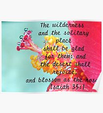 Isaiah 35:1 Poster