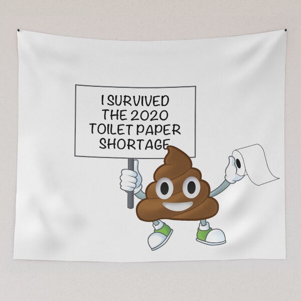 Item preview, I survived the toilet paper shortage of 2020 funny quarantine social distancing  designed and sold by tiffanator606.
