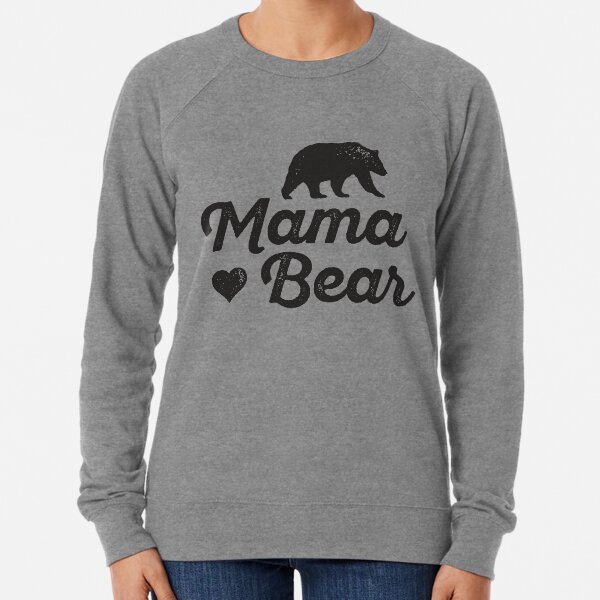 mama bear zip up hoodie