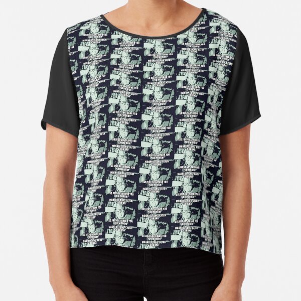 Just Say Thank you Chiffon Top