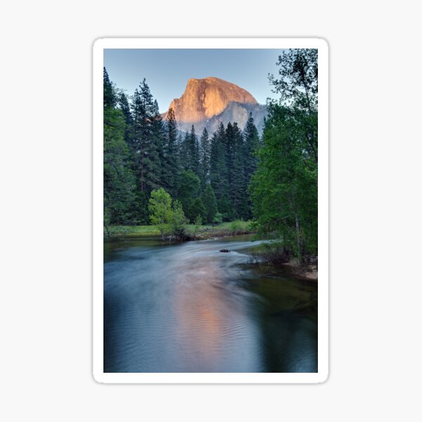 Half Dome Sunset - HDR Sticker