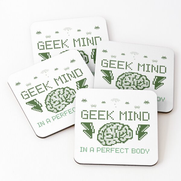 Item preview, Geek mind in a perfect body designed and sold by NerdySherds.