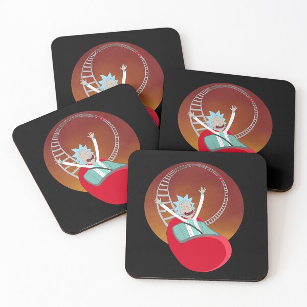 Kidney Coaster Coasters (Set of 4)