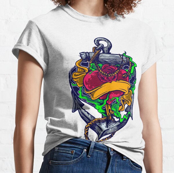 Anchor Tattoo T-Shirts for Sale | Redbubble