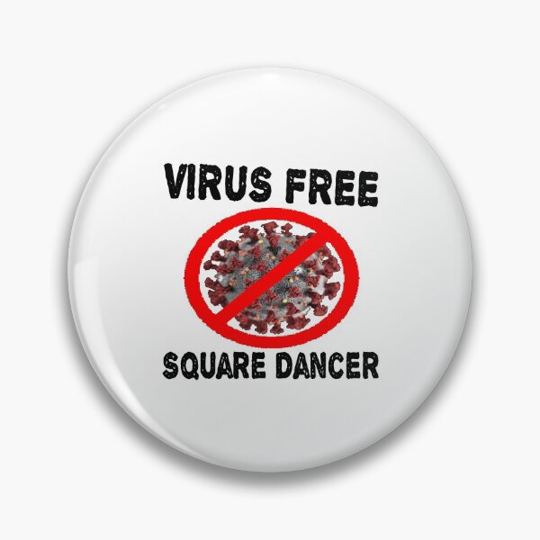 Item preview, SQD Virus Free designed and sold by Square Dancing Gifts & Merchandise.