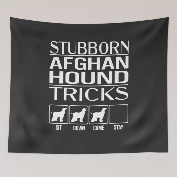 Artikelvorschau, Lustiges afghanisches Jagdhund-Design: Hartnäckige afghanische Jagdhundetricks / hartnäckige Hundetricks, lustige Geschenkidee entworfen und verkauft von HEJAshirts.