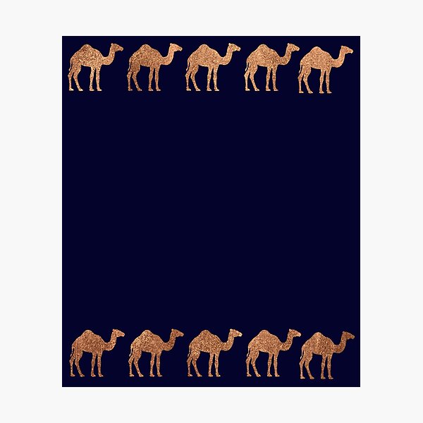 Item preview, Bronze camels in the Arabian night  designed and sold by CreatEVEdesign.