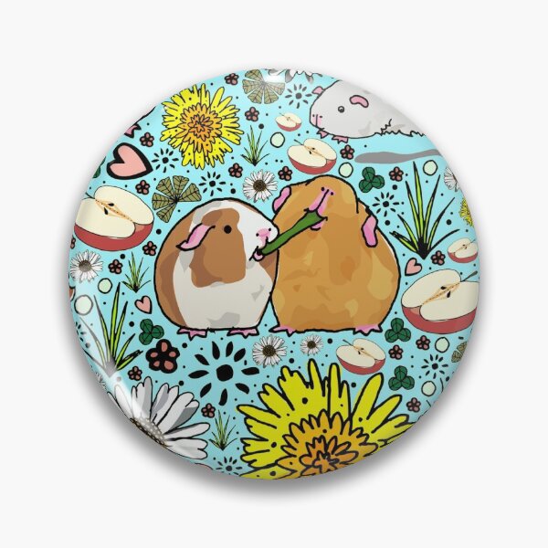 Item preview, Guinea Pigs in Blue designed and sold by Nemki.