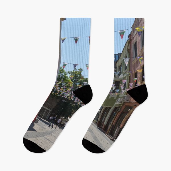Item preview, Kapana Plovdiv Pennants - Sun and Shade Shopping Street designed and sold by Georgia Mizuleva.