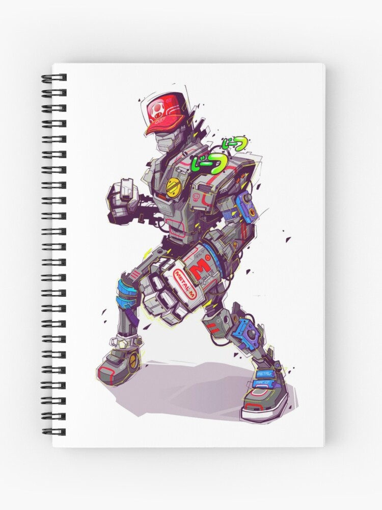 Robot Anime Spiral Notebook By Widealfonso Redbubble