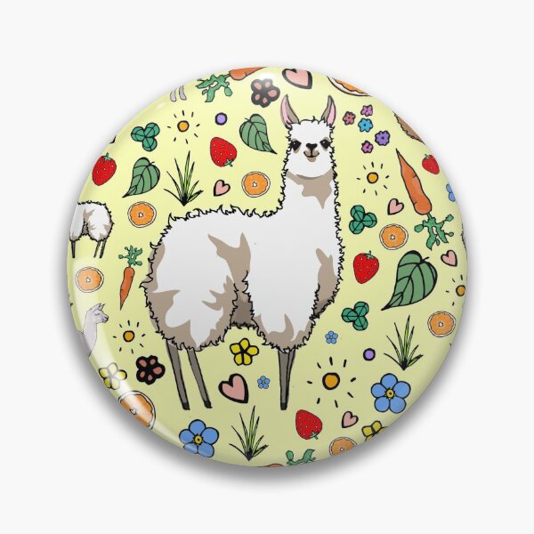 Item preview, Llamas in Yellow designed and sold by Nemki.