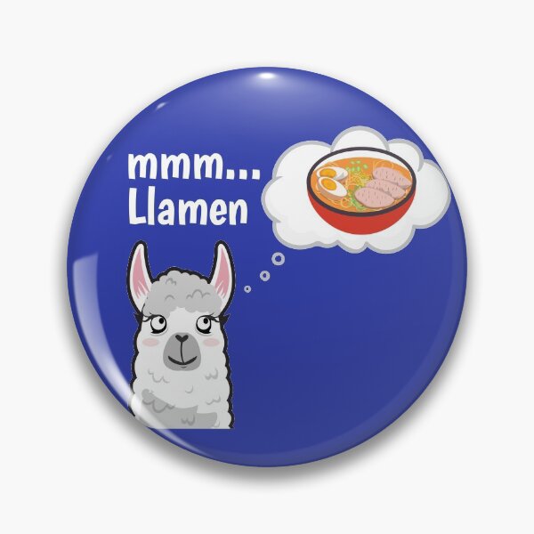 Item preview, FUNNY LLAMA HAVING A BOWL OF JAPANESE RAMEN NOODLE designed and sold by azamaniacox.