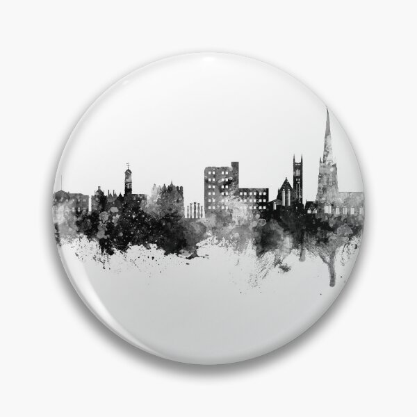 Item preview, Warrington England Skyline designed and sold by ArtPrints.