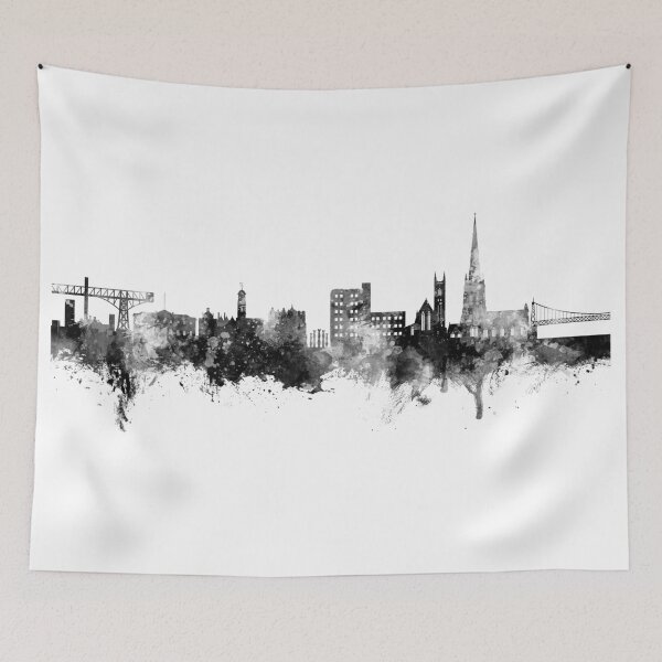 Item preview, Warrington England Skyline designed and sold by ArtPrints.