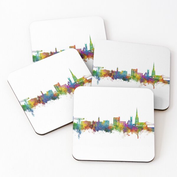 Item preview, Warrington England Skyline designed and sold by ArtPrints.