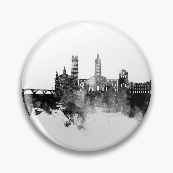 Item preview, Toulouse France Skyline designed and sold by ArtPrints.