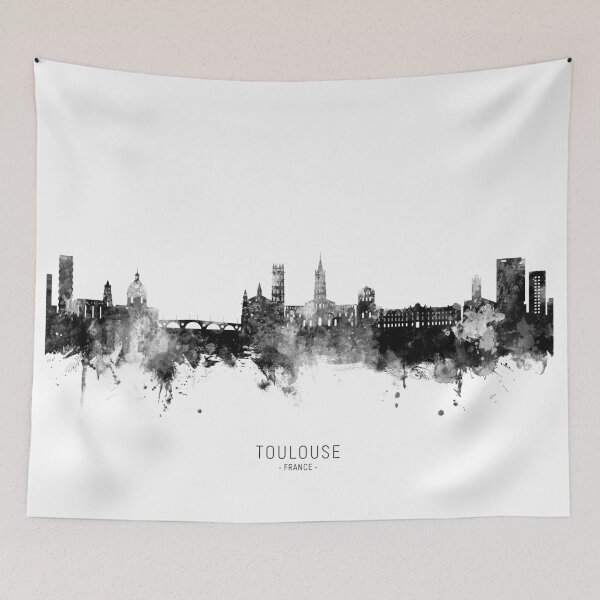 Item preview, Toulouse France Skyline designed and sold by ArtPrints.