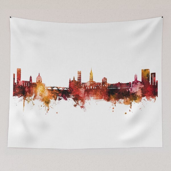 Item preview, Toulouse France Skyline designed and sold by ArtPrints.