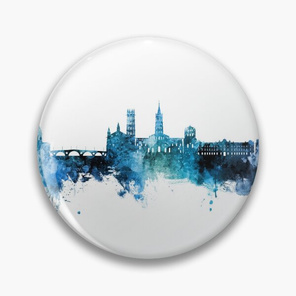 Item preview, Toulouse France Skyline designed and sold by ArtPrints.