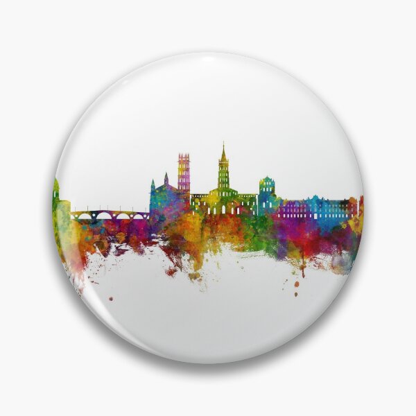 Item preview, Toulouse France Skyline designed and sold by ArtPrints.