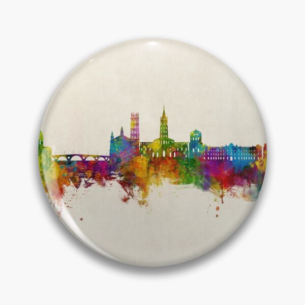 Item preview, Toulouse France Skyline designed and sold by ArtPrints.