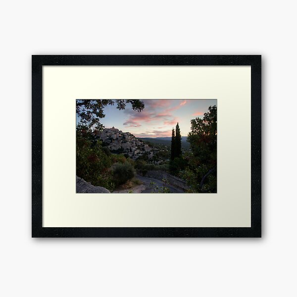Sunrise at Gordes Framed Art Print