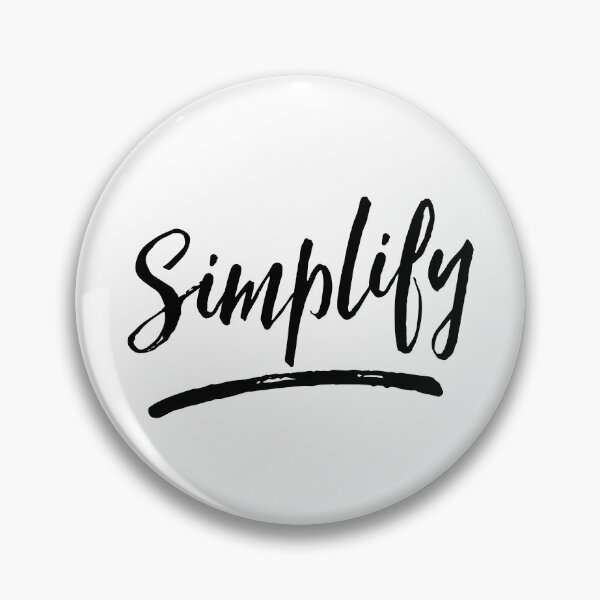 Item preview, Simplify designed and sold by ZoollGraphics.