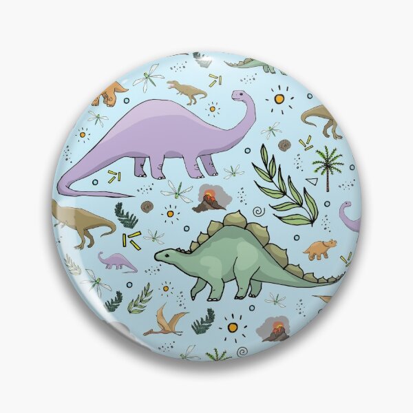 Item preview, Dinosaurs in Blue designed and sold by Nemki.