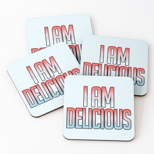Item preview, I Am Delicious (Funny Good Vibes Quote) designed and sold by SassyClassyMe.