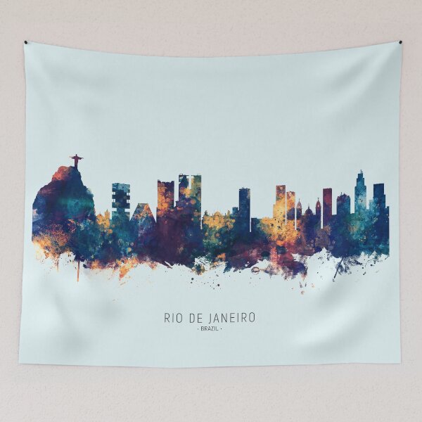 Item preview, Rio de Janeiro Brazil Skyline designed and sold by ArtPrints.