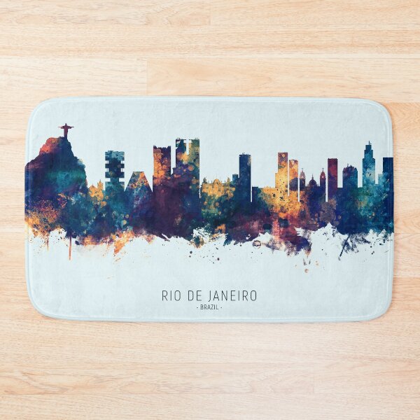 Item preview, Rio de Janeiro Brazil Skyline designed and sold by ArtPrints.