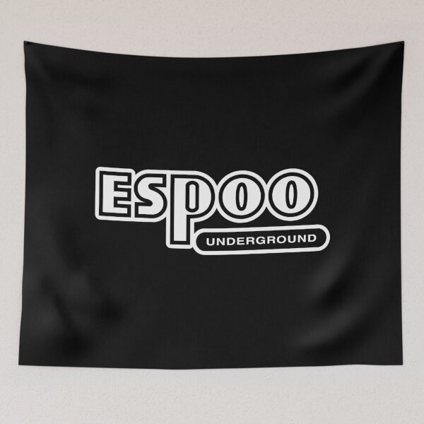 Item preview, Espoo Underground (valkoinen teksti) designed and sold by futurytmi.