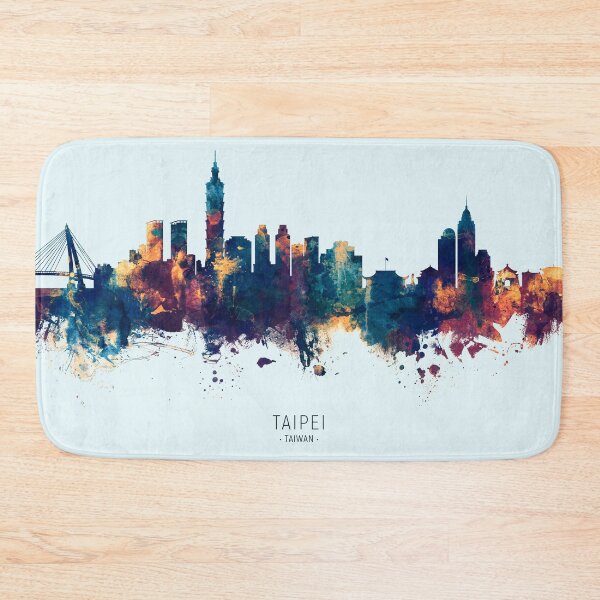 Item preview, Taipei Taiwan Skyline designed and sold by ArtPrints.