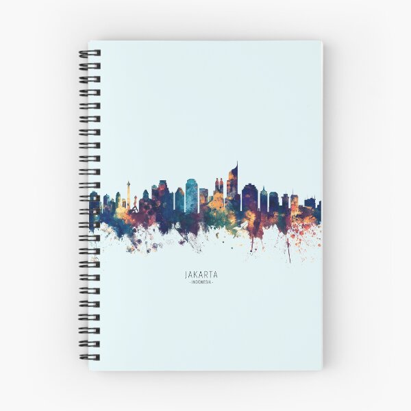 Item preview, Jakarta Skyline Indonesia designed and sold by ArtPrints.