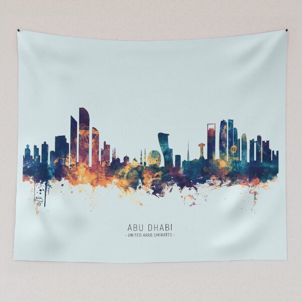 Item preview, Abu Dhabi Skyline designed and sold by ArtPrints.