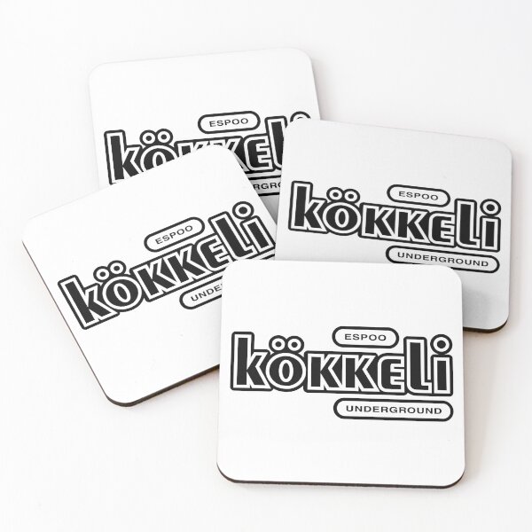 Item preview, Espoo Kökkeli Underground (musta teksti) designed and sold by futurytmi.