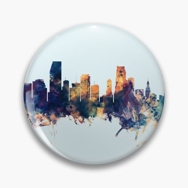 Item preview, Miami Florida Skyline designed and sold by ArtPrints.