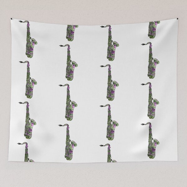 Item preview, Saxophone flower designed and sold by Sue Flask.