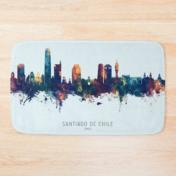 Item preview, Santiago de Chile Skyline designed and sold by ArtPrints.