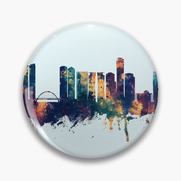 Item preview, Tel Aviv Israel Skyline designed and sold by ArtPrints.