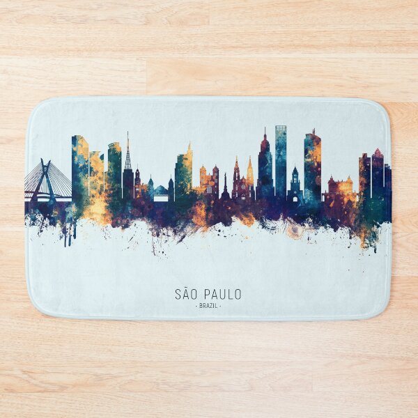 Item preview, São Paulo Skyline Brazil designed and sold by ArtPrints.
