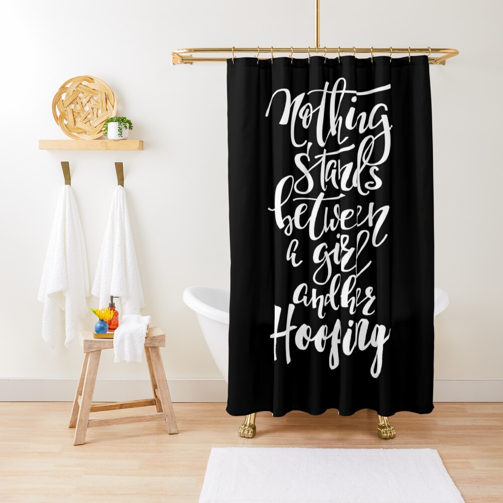 Crazy Price Nothing Stands Between A Girl And Her Hooping Shower Curtain CS-HGWSAUO1
