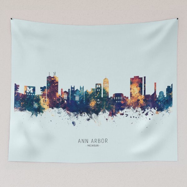 Item preview, Ann Arbor Michigan Skyline designed and sold by ArtPrints.