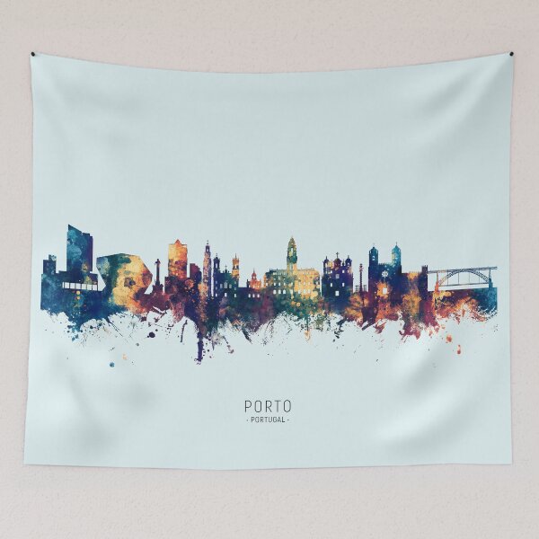 Item preview, Porto Portugal Skyline designed and sold by ArtPrints.