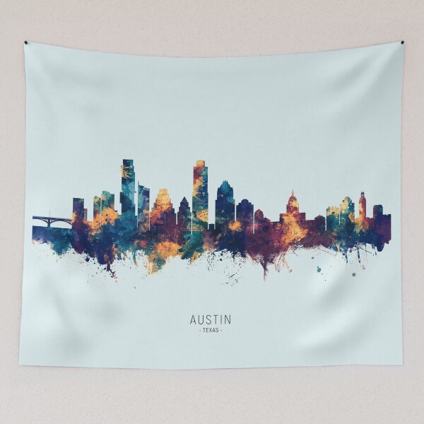 Item preview, Austin Texas Skyline designed and sold by ArtPrints.