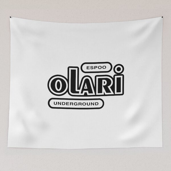 Item preview, Espoo Olari Underground (musta teksti) designed and sold by futurytmi.