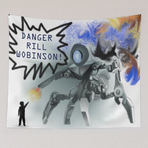 Item preview, Danger Ril Wobinson! Lost In Space robot funny joke designed and sold by Helen Marvellous.
