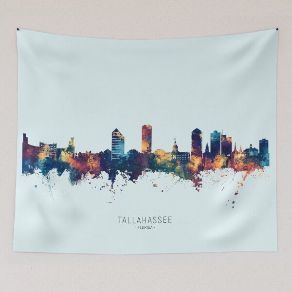 Item preview, Tallahassee Florida Skyline designed and sold by ArtPrints.