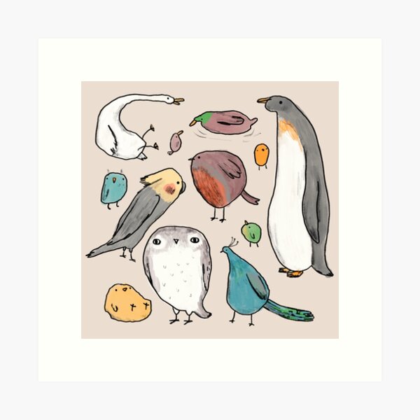 Lump Birds Art Print