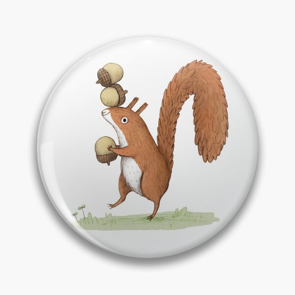Item preview, Squirrel With Acorns designed and sold by SophieCorrigan.
